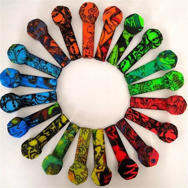 Colorful graffiti silicon pipe Silicone Smoking Pipe Silicone Smoke Tobacco Pipe With stainless steel Bowl Silicone Hand Pipes Smoking Herb
Colorful graffiti silicon pipe Silicone Smoking Pipe Silicone Smoke Tobacco Pipe With stainless steel Bowl Silicone Hand Pipes Smoking Herb