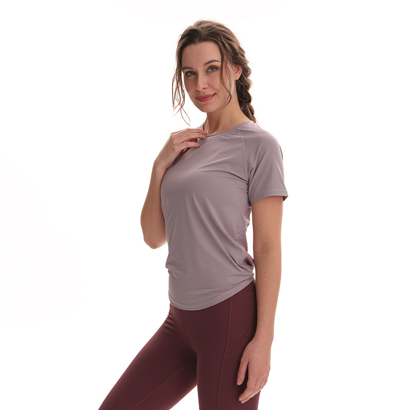 Yoga short-sleeved T-shirt running fitness moisture absorption sports shirt short-sleeved casual all-match yoga gym clothes women top, Black
Yoga short-sleeved T-shirt running fitness moisture absorption sports shirt short-sleeved casual all-match yoga gym clothes women top, Black