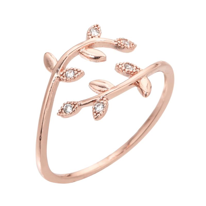 2020 new fashion rose gold leaf ring women/girl wedding party sweet and romantic jewelry JZ-046
2020 new fashion rose gold leaf ring women/girl wedding party sweet and romantic jewelry JZ-046
