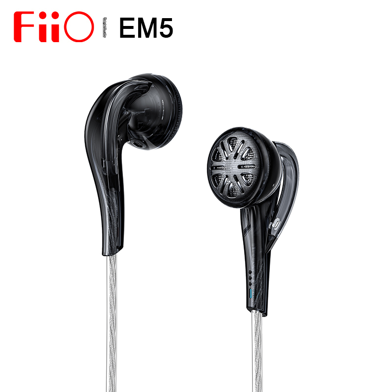 Fiio EM5 Beryllium-coated Dynamic Driver Flat-head Earphone Earbuds 2.5mm/3.5mm/4.4mm Twist-lock swappable plug Bass-enhancing
Fiio EM5 Beryllium-coated Dynamic Driver Flat-head Earphone Earbuds 2.5mm/3.5mm/4.4mm Twist-lock swappable plug Bass-enhancing