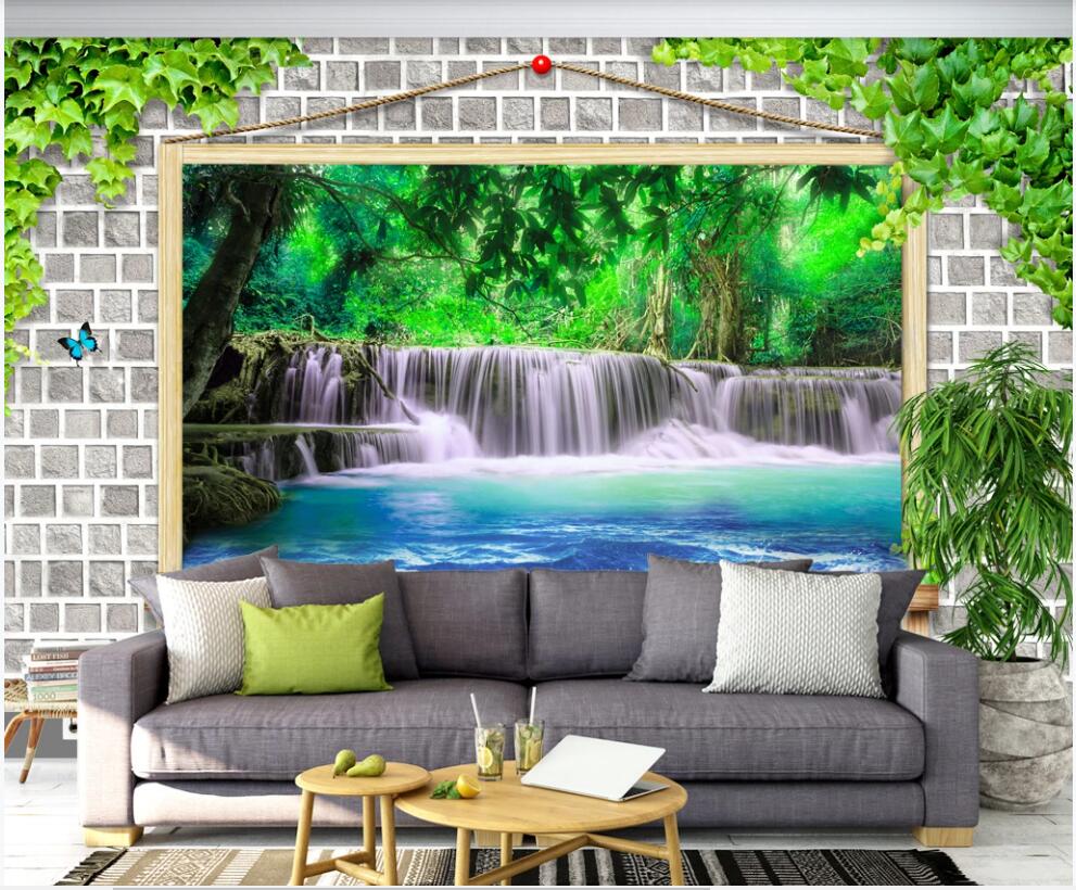 3d photo wallpaper custom mural Brick wall forest waterfall scenery living room home decor 3d wall murals wallpaper for wall 3 d, Non-woven wallpaper
3d photo wallpaper custom mural Brick wall forest waterfall scenery living room home decor 3d wall murals wallpaper for wall 3 d, Non-woven wallpaper