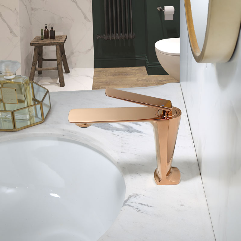 Bathroom Faucet Rose Gold Basin Faucet Cold And Hot Water Mixer Sink Tap Single Handle Deck Mounted Brushed Gold Tap
Bathroom Faucet Rose Gold Basin Faucet Cold And Hot Water Mixer Sink Tap Single Handle Deck Mounted Brushed Gold Tap