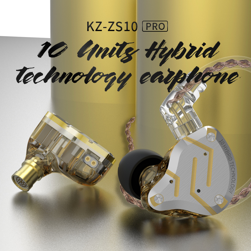 KZ ZS10 Pro 4BA 1DD Hybrid In Ear Headphone HIFI Headset DJ Monitor Earphone KZ ZS10PRO AS10 ZSX CCA C10 C16
KZ ZS10 Pro 4BA 1DD Hybrid In Ear Headphone HIFI Headset DJ Monitor Earphone KZ ZS10PRO AS10 ZSX CCA C10 C16