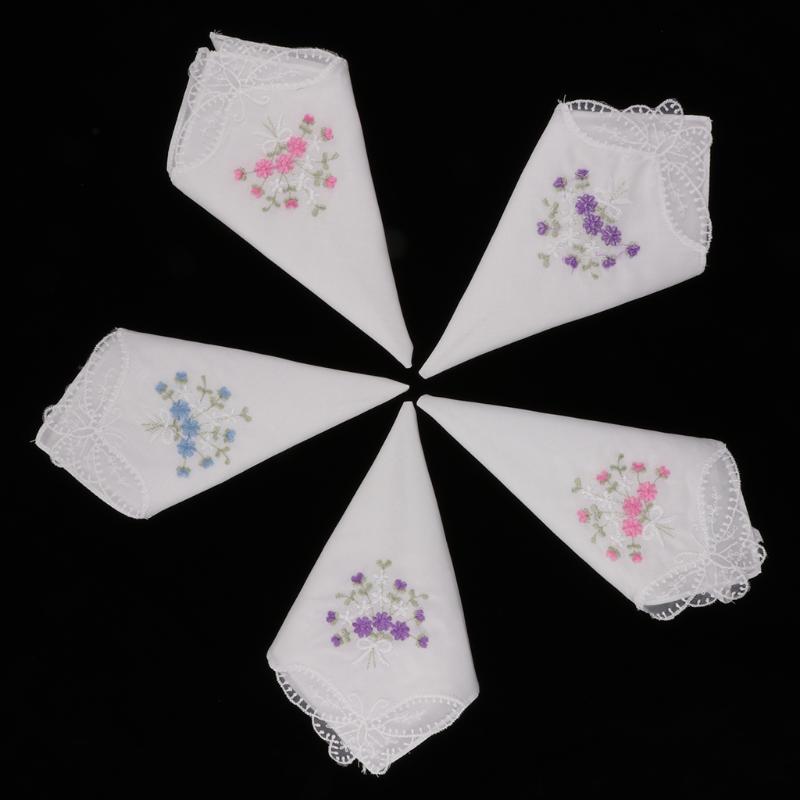 5pc Womens Cotton Thin Floral Embroidered Lace Handkerchief 60S cotton White 27 x 27cm Hanky Luxury Ladies Handkerchief Fabrics
5pc Womens Cotton Thin Floral Embroidered Lace Handkerchief 60S cotton White 27 x 27cm Hanky Luxury Ladies Handkerchief Fabrics