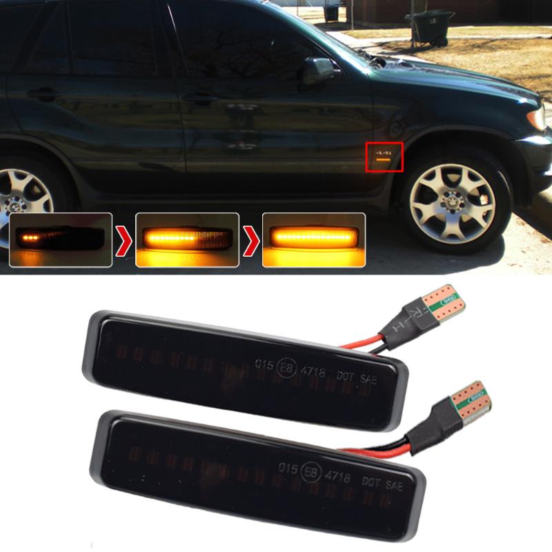 Flowing Mirror Indicator Blinker Dynamic LED Turn Signal Side Marker Light For 5 Series E39 M5 1995-2003 2000 2001 2002, As pic
Flowing Mirror Indicator Blinker Dynamic LED Turn Signal Side Marker Light For 5 Series E39 M5 1995-2003 2000 2001 2002, As pic