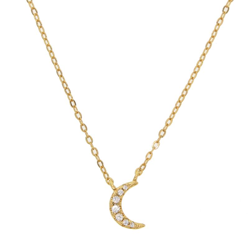 minimal minimalist delicate dainty silver jewelry 925 sterling silver tiny moon charm Gold vermeil necklace
minimal minimalist delicate dainty silver jewelry 925 sterling silver tiny moon charm Gold vermeil necklace