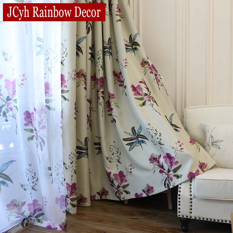 Purple Floral Blackout Curtains For Living Room Bedroom Modern Window Short Curtain For Kitchen Tende Gordijnen Rideaux Voilage, Purple tulle
Purple Floral Blackout Curtains For Living Room Bedroom Modern Window Short Curtain For Kitchen Tende Gordijnen Rideaux Voilage, Purple tulle