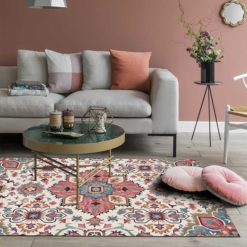 Colorful Flowers Printed Carpet Style European Style Soft Carpets For Living Room Anti-slip Rug Floor Mat Home Decor, Style 5
Colorful Flowers Printed Carpet Style European Style Soft Carpets For Living Room Anti-slip Rug Floor Mat Home Decor, Style 5