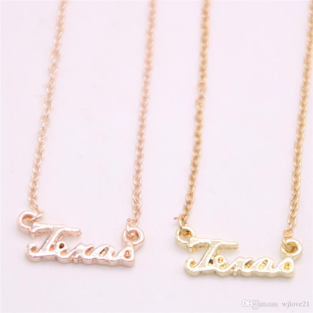 Fashion New style state name Pendant necklace Letter Pendant necklace designed for women wholesale mix
Fashion New style state name Pendant necklace Letter Pendant necklace designed for women wholesale mix