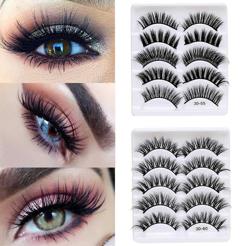 5 Pairs/set Natural Thick Handmade 3D False Eyelashes Trendy Comfortable Fake Eyelashes Lashes Extension Supplies Big Eye Tools
5 Pairs/set Natural Thick Handmade 3D False Eyelashes Trendy Comfortable Fake Eyelashes Lashes Extension Supplies Big Eye Tools
