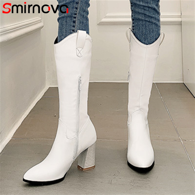 Smirnova 2020 sexy knee high boots for women high heels winter boots pointed toe black wholesale womens fashion 
Smirnova 2020 sexy knee high boots for women high heels winter boots pointed toe black wholesale womens fashion
