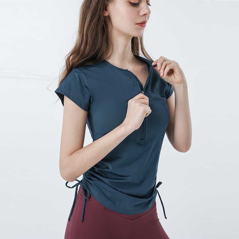 GXQIL Zipper Yoga Workout Gym Top Women 2020 Autumn Winter Sport Shirt Woman T-shirt for Fitness Wives White Green Blue
GXQIL Zipper Yoga Workout Gym Top Women 2020 Autumn Winter Sport Shirt Woman T-shirt for Fitness Wives White Green Blue
