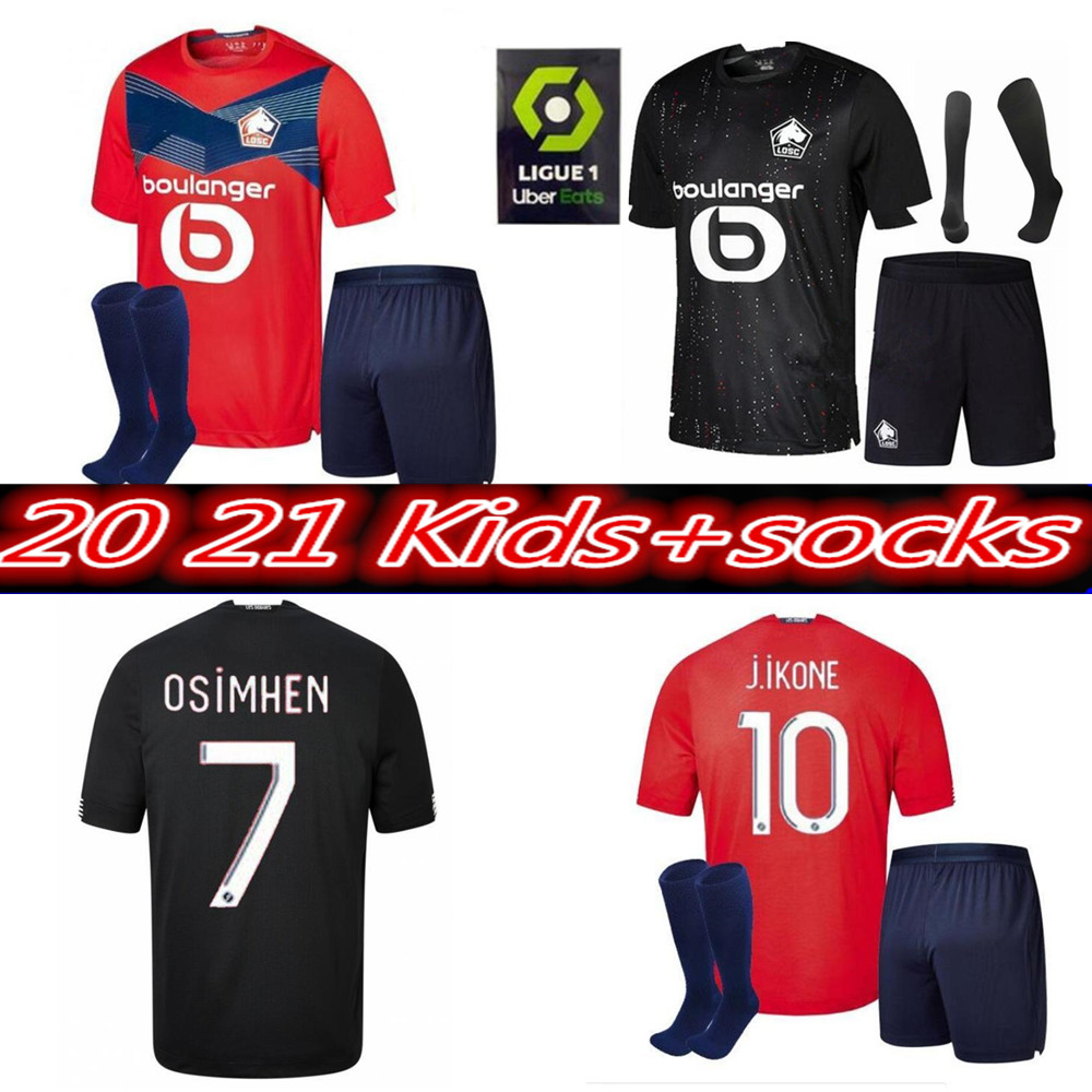 kids kit 20 21 LOSC Lille soccer jerseys home away black 2020 20 21 maillot de foot Sanches Osimhen BAMBA Yazici football shirts, Colour 2
kids kit 20 21 LOSC Lille soccer jerseys home away black 2020 20 21 maillot de foot Sanches Osimhen BAMBA Yazici football shirts, Colour 2