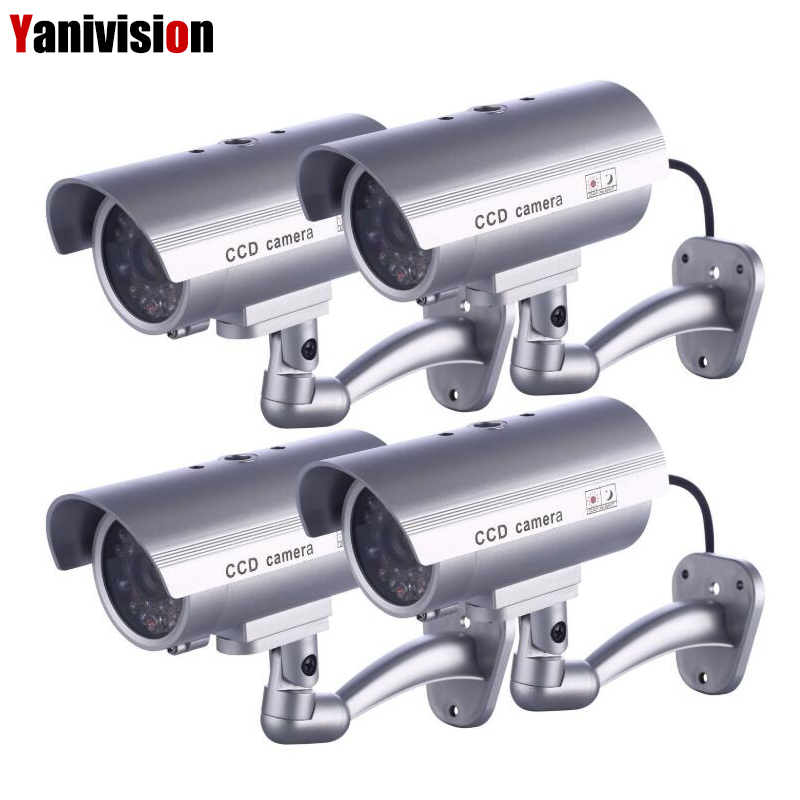4pcs/lot Fake Dummy Camera Waterproof Outdoor Indoor Security CCTV Surveillance Camera Flashing Red LED fake security
4pcs/lot Fake Dummy Camera Waterproof Outdoor Indoor Security CCTV Surveillance Camera Flashing Red LED fake security