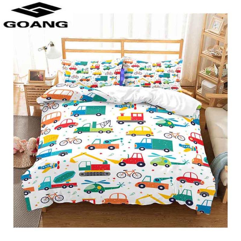 GOANG bedding set bed sheet duvet cover pillowcase home textiles boys bedding set 3d digital printing Cartoon mini car, White
GOANG bedding set bed sheet duvet cover pillowcase home textiles boys bedding set 3d digital printing Cartoon mini car, White