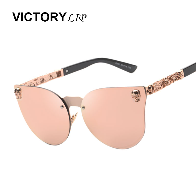 2020 New Rose Gold Sunglasses Women Skull Mirror Brand Designer Metal Frame Sun Glasses Mirror Flat Lens Cat Eye Hot Sale Glasse
2020 New Rose Gold Sunglasses Women Skull Mirror Brand Designer Metal Frame Sun Glasses Mirror Flat Lens Cat Eye Hot Sale Glasse
