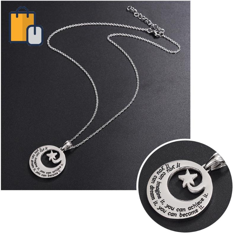 New 1PCS Stainless steel Pentagram Round Pendant Necklace Inspiration Charm Necklace Jewelry For Women
New 1PCS Stainless steel Pentagram Round Pendant Necklace Inspiration Charm Necklace Jewelry For Women