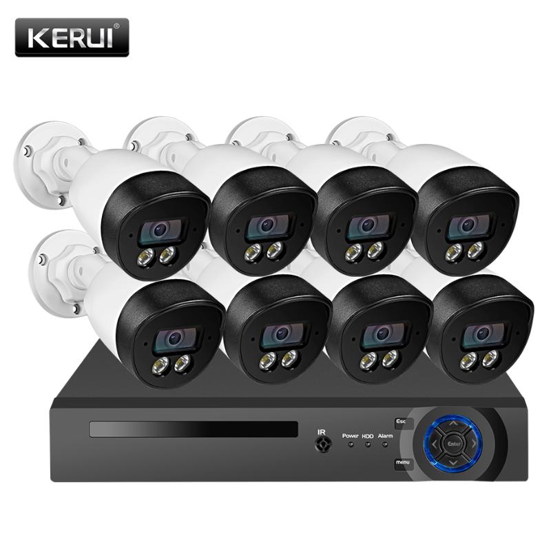 KERUI 5MP HD 8CH Face Record POE Kits H.265 CCTV Security System AI IP Camera Outdoor Waterproof Video Surveillance NVR Kits
KERUI 5MP HD 8CH Face Record POE Kits H.265 CCTV Security System AI IP Camera Outdoor Waterproof Video Surveillance NVR Kits