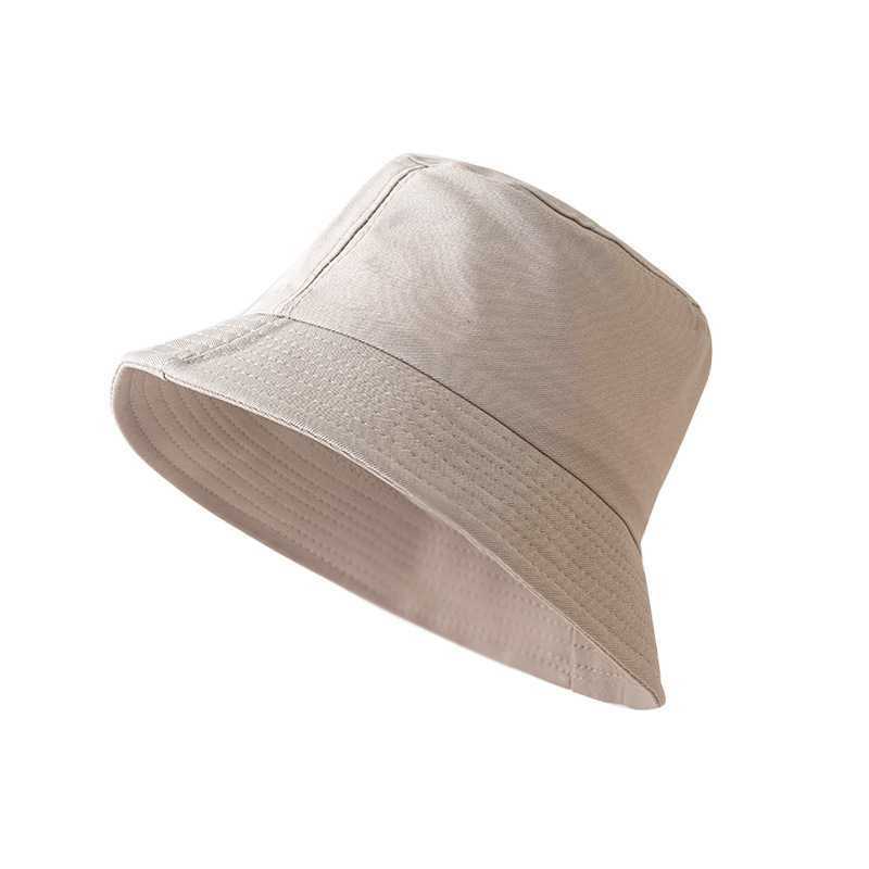 New Unisex Cotton Bucket Hats Women Summer Sunscreen Panama Hat Men Pure Color Sunbonnet Fedoras Outdoor Fisherman Hat Beach Cap