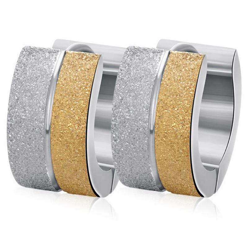 Cool Men Women Earrings Stainless Steel Earring Allergy Free Gold-color Jewelry for Lady Gift
Cool Men Women Earrings Stainless Steel Earring Allergy Free Gold-color Jewelry for Lady Gift