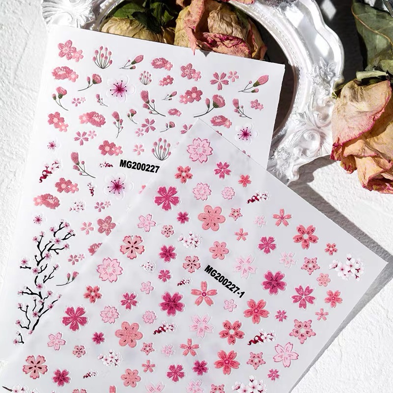 2020 latest Spring blossoms series 3d nail art sticker nail decal stamping export japan designs rhinestones, F-482
2020 latest Spring blossoms series 3d nail art sticker nail decal stamping export japan designs rhinestones, F-482