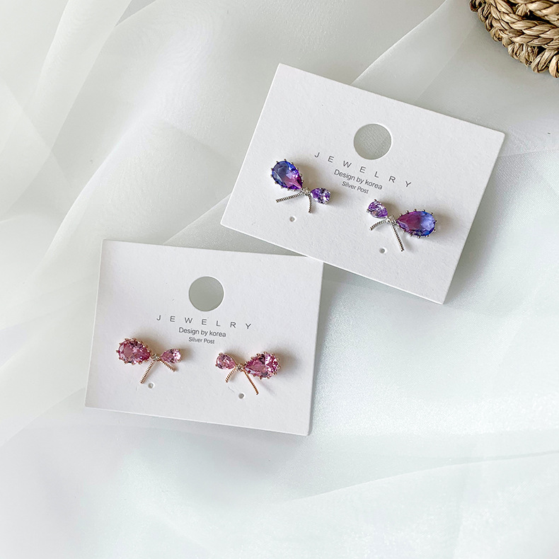 New Korean Trendy Colorful Gem Blue Pink Bow Earrings For Women Elegant Fashion Geometric Jewelry Oorbellen Gift
New Korean Trendy Colorful Gem Blue Pink Bow Earrings For Women Elegant Fashion Geometric Jewelry Oorbellen Gift