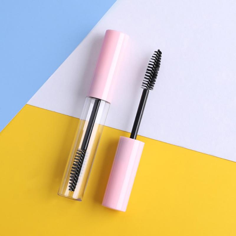 5 Pieces 10ml Empty Mascara Tube Wand Eyelash Cream Container Bottle Sample Vials With Rubber Inserts Refillable Bottles