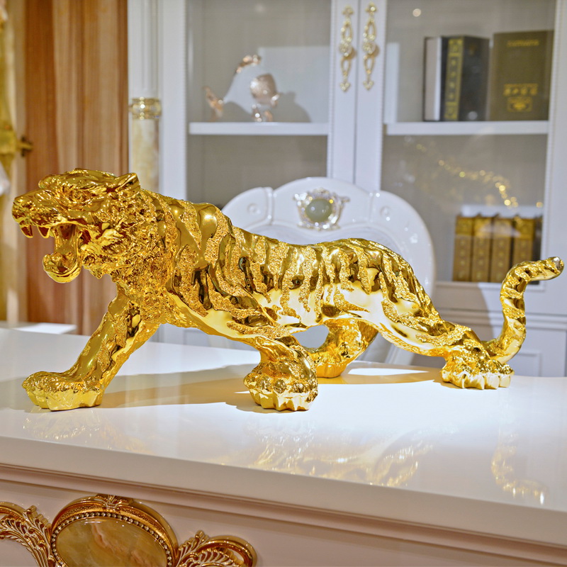 Resin Tiger Chinese Zodiac Tiger Home Decorations Natural Resin Making Birthday Gifts and Christmas Gifts Wedding decoration
Resin Tiger Chinese Zodiac Tiger Home Decorations Natural Resin Making Birthday Gifts and Christmas Gifts Wedding decoration
