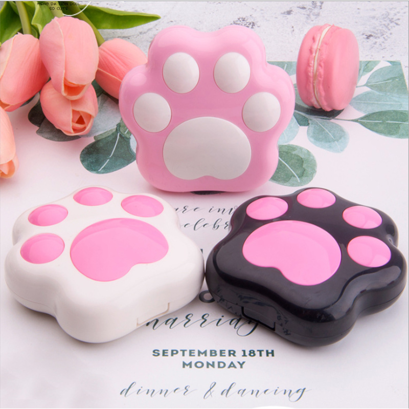 Cartoon Cute Plastic Dog Cat Contact Lens Case Mini with mirror Contact Lenses case Lovely Travel box Eyewear Accessories
Cartoon Cute Plastic Dog Cat Contact Lens Case Mini with mirror Contact Lenses case Lovely Travel box Eyewear Accessories