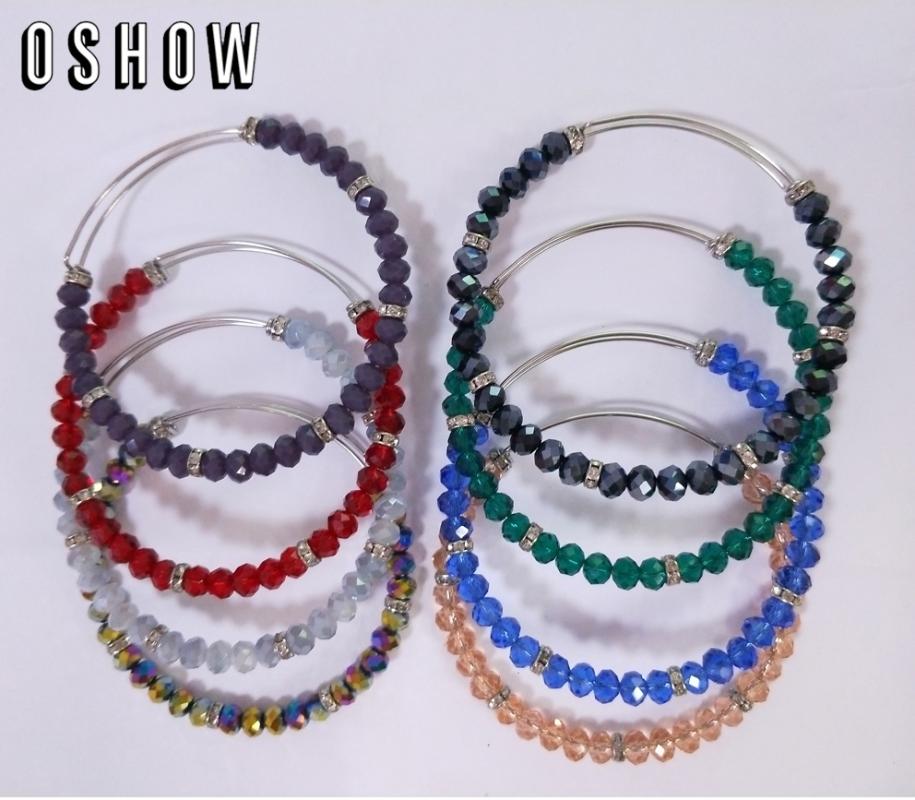 6MM Beads Adjustable Bangle Crystal Bead With Wire Bracelet Expandable Bracelets Crystal Bangles
6MM Beads Adjustable Bangle Crystal Bead With Wire Bracelet Expandable Bracelets Crystal Bangles