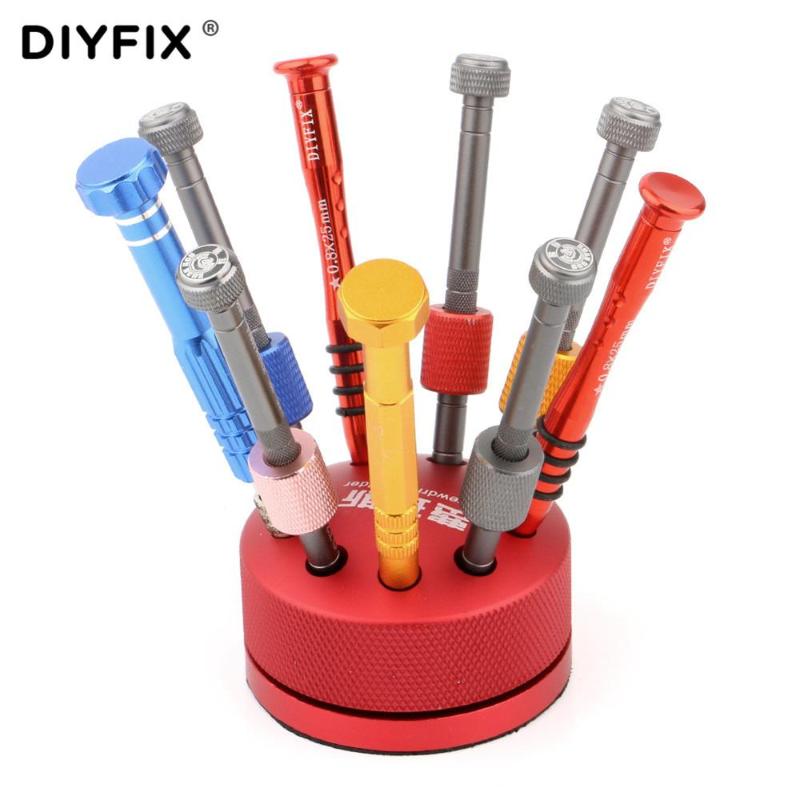 DIYFIX 360° Aluminum Rotating Screwdriver Holder With 9 Ports For Mobile Phone Maintenance Storage Box Accessoriees Repair Tool
DIYFIX 360° Aluminum Rotating Screwdriver Holder With 9 Ports For Mobile Phone Maintenance Storage Box Accessoriees Repair Tool