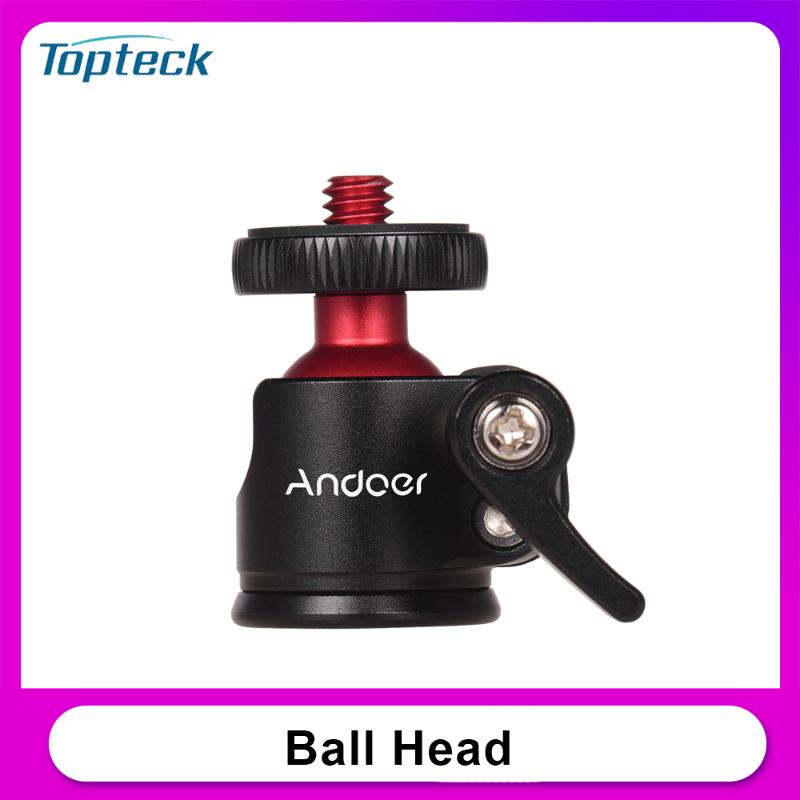 Andoer Mini Tripod Ball Head 360 Degree Swivel for DSLR Camera Photography for Camera Tripod ballhead
Andoer Mini Tripod Ball Head 360 Degree Swivel for DSLR Camera Photography for Camera Tripod ballhead