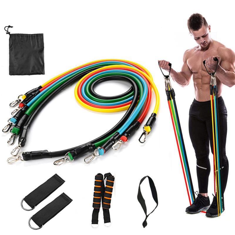 11 pcs Yoga Band Tube Resistance Bands Set Fitness Elastic Rubber Band Training Workout Expander Pull Rope Gym Fitness Equipment
11 pcs Yoga Band Tube Resistance Bands Set Fitness Elastic Rubber Band Training Workout Expander Pull Rope Gym Fitness Equipment