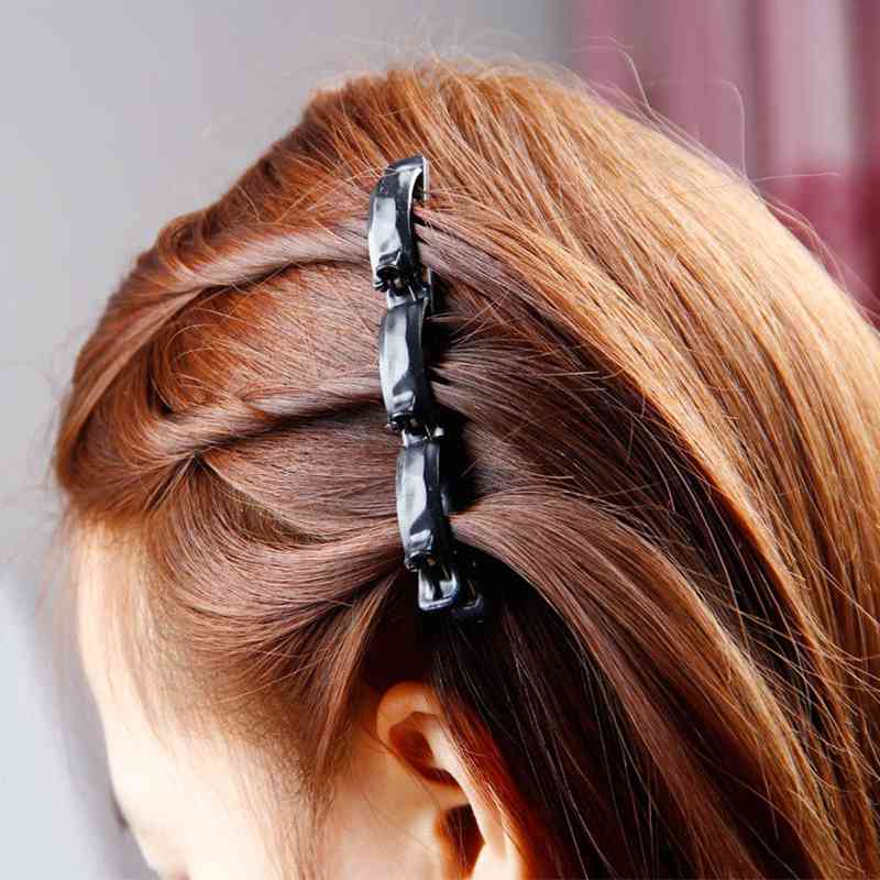 Double Layer Bangs Barrette Professional Women Hair Clips Fashion Plastic Black Girls Hairpin Hair Accessories 
Double Layer Bangs Barrette Professional Women Hair Clips Fashion Plastic Black Girls Hairpin Hair Accessories