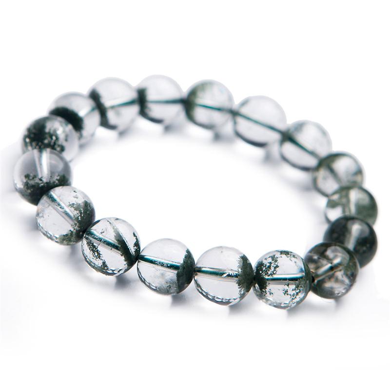 12mm Genuine Natural Green Phantom Quartz Gems Stone Crystal Stretch Round Bead Bracelets For Women Men
12mm Genuine Natural Green Phantom Quartz Gems Stone Crystal Stretch Round Bead Bracelets For Women Men