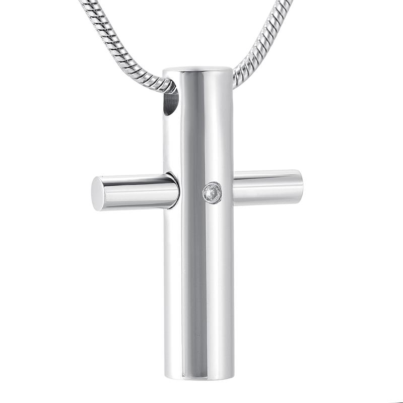 IJD9899 Stainless Steel Polish Inlay Crystal Cross Cremation Memorial Pendant for Ashes Urn Keepsake Souvenir Jewelry for Men
IJD9899 Stainless Steel Polish Inlay Crystal Cross Cremation Memorial Pendant for Ashes Urn Keepsake Souvenir Jewelry for Men