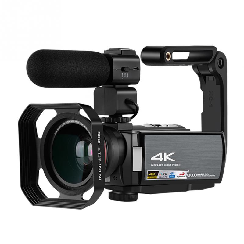 Video Camera 4K Camcorder Professional Portable IR Night Vision Touch Screen Remote Control 16x Manual Zoom Anti Shake HD, As pic
Video Camera 4K Camcorder Professional Portable IR Night Vision Touch Screen Remote Control 16x Manual Zoom Anti Shake HD, As pic