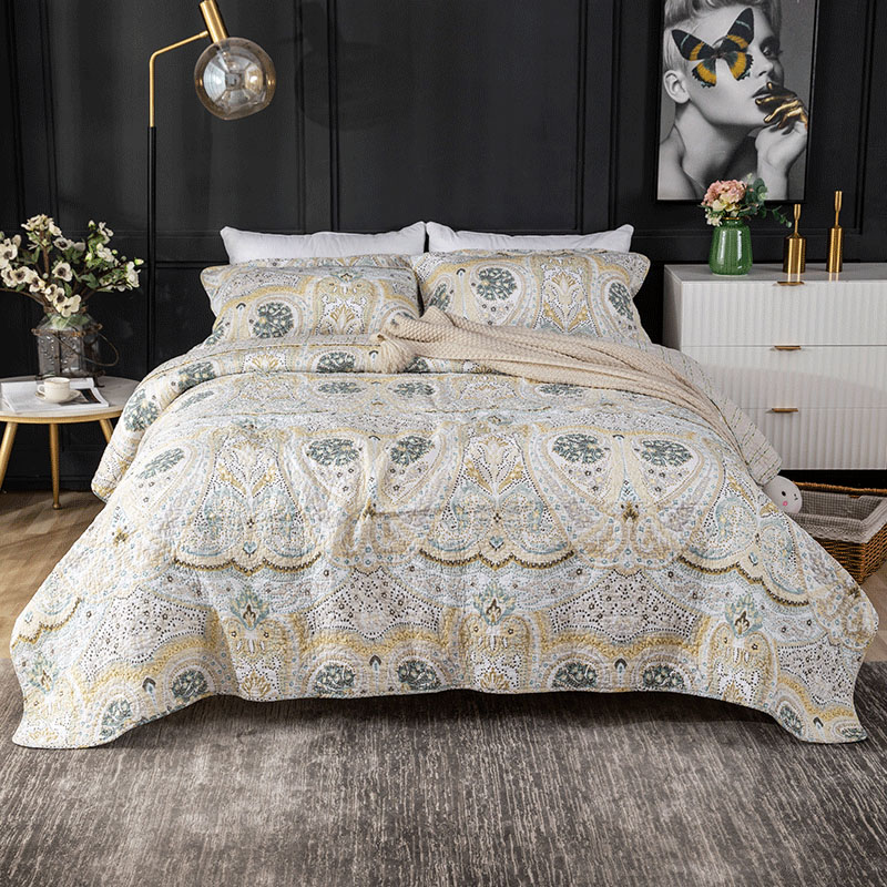 Comforters & Sets CHAUSUB Print Quilt 3PCS Bedspreads For Bed Cotton Quilts Cover Pillowcase Queen Size Quilted Coverlet Blanket On, Beige
Comforters & Sets CHAUSUB Print Quilt 3PCS Bedspreads For Bed Cotton Quilts Cover Pillowcase Queen Size Quilted Coverlet Blanket On, Beige