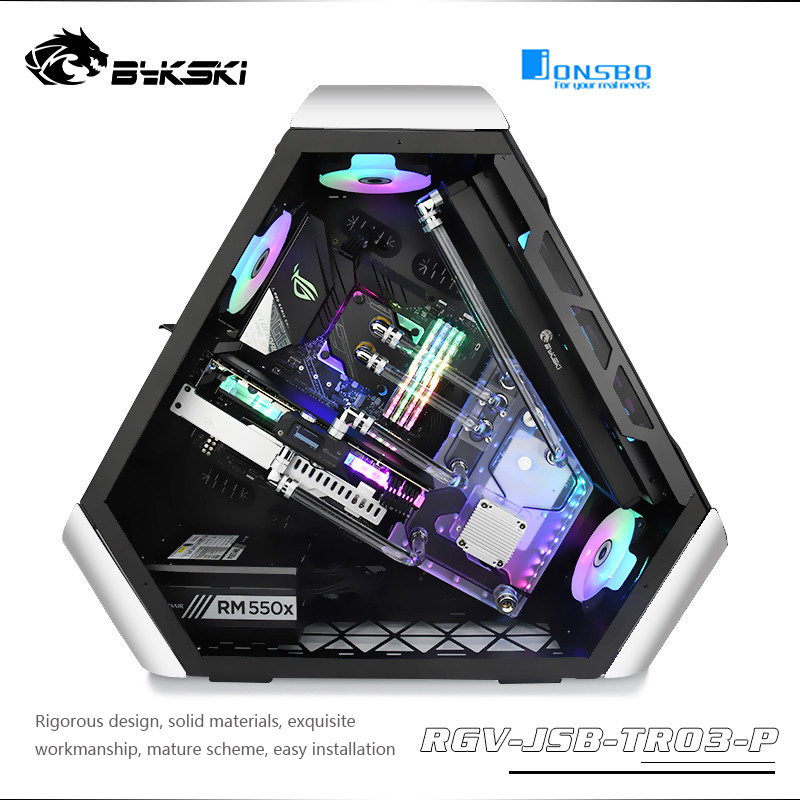 Bykski RGV-JSB-TR03-P Acrylic Waterway Board Water Cooling Case Solution RGB / A-RGB Lighting For JONSBO TR03 Chassis
Bykski RGV-JSB-TR03-P Acrylic Waterway Board Water Cooling Case Solution RGB / A-RGB Lighting For JONSBO TR03 Chassis