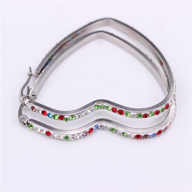 Wholesale Diameter 40mm50mm steel color crystal Heart-shaped Heart-shaped Prom Fashion Gift recommended LH870
Wholesale Diameter 40mm50mm steel color crystal Heart-shaped Heart-shaped Prom Fashion Gift recommended LH870