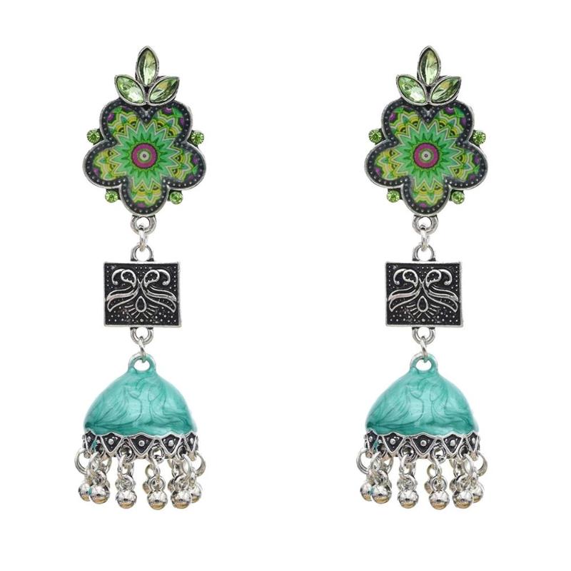 Ethnic Bohemian Bollywood Jhumka Drop Earrings for Women Carved Flower Gypsy Tribal Long Tassel Earring Vintage Jewelry
Ethnic Bohemian Bollywood Jhumka Drop Earrings for Women Carved Flower Gypsy Tribal Long Tassel Earring Vintage Jewelry