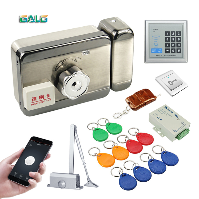 Smart wifi control Door Access Control System Kit RFID Keypad + Power Supply + Electric Rim Lock closer door tags Keyfobs kits
Smart wifi control Door Access Control System Kit RFID Keypad + Power Supply + Electric Rim Lock closer door tags Keyfobs kits