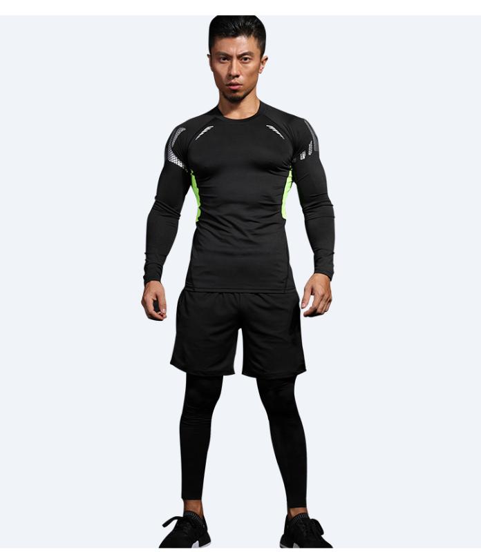 Men' Tracksuit Gym Fitness Compression Sport Suit Clothes Running Jogging Sports Wear Exercise Workout Tights Sportwear, Yellow
Men' Tracksuit Gym Fitness Compression Sport Suit Clothes Running Jogging Sports Wear Exercise Workout Tights Sportwear, Yellow