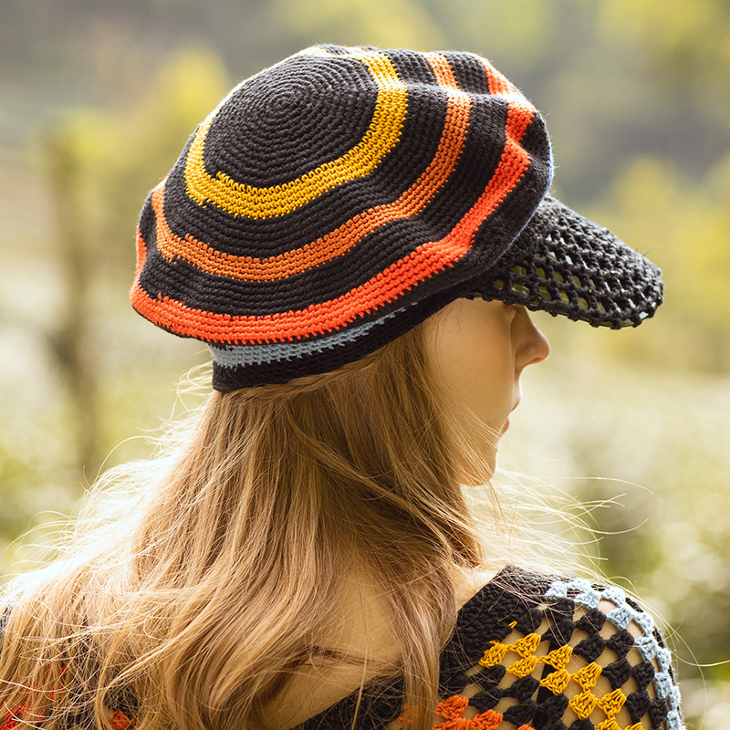 B-7949 Adult Handmade Knitting Beret Hat Lady British Retro Striped Newsboy Hat Head Circumference Beret Octagonal Adjust, Stripe
B-7949 Adult Handmade Knitting Beret Hat Lady British Retro Striped Newsboy Hat Head Circumference Beret Octagonal Adjust, Stripe