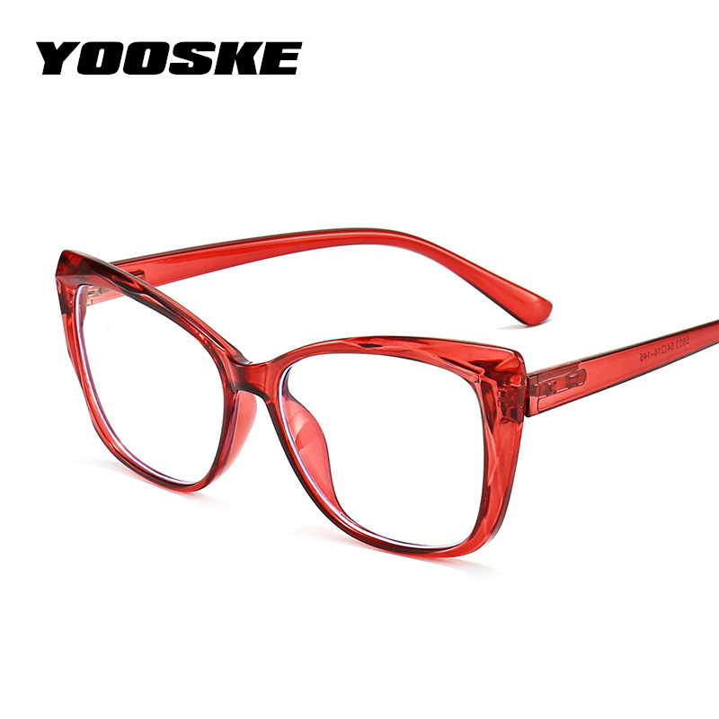 YOOSKE Anti Blue Light Cat Eye Glasses Frames Women Blue-rays Computer Eyeglasses Transparent Optical Spectacles Myopia Frame
YOOSKE Anti Blue Light Cat Eye Glasses Frames Women Blue-rays Computer Eyeglasses Transparent Optical Spectacles Myopia Frame