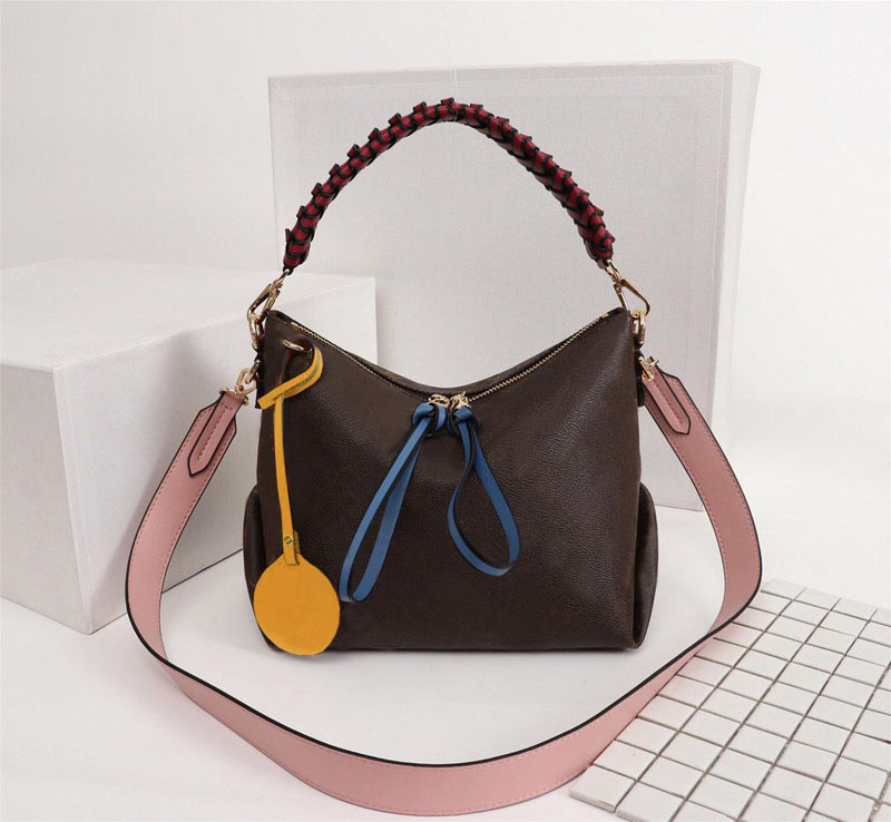 Hot sale Top Quality Mono Handbag BEAUBOURG Hobo Bag Fashion Women Weaving Tote Real Leather Shoulder Bags M55090, Brown flower fuchsia strap
Hot sale Top Quality Mono Handbag BEAUBOURG Hobo Bag Fashion Women Weaving Tote Real Leather Shoulder Bags M55090, Brown flower fuchsia strap