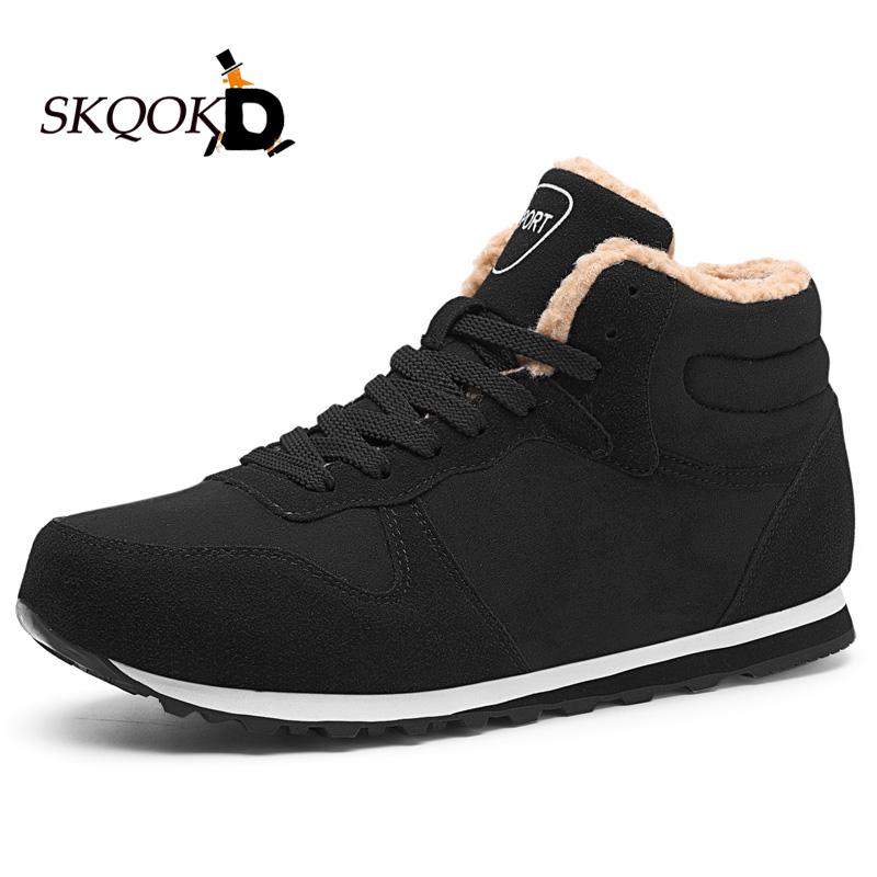 Unisex Snow Boots Men Winter Shoes Women Ankle Boots with Plush Large Size Comfortable Suede Bota Masculina High Top Sneakers, Black
Unisex Snow Boots Men Winter Shoes Women Ankle Boots with Plush Large Size Comfortable Suede Bota Masculina High Top Sneakers, Black