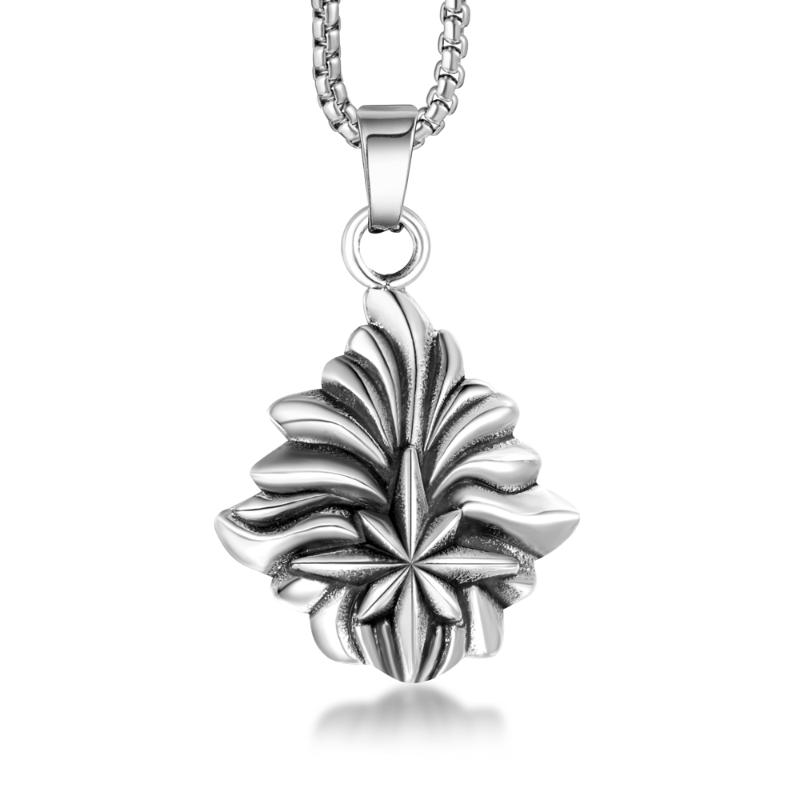 Star Flower Plated silver Pendant & Silver Color Necklace, Rebel Heart Jewelry for Men Women my NB130
Star Flower Plated silver Pendant & Silver Color Necklace, Rebel Heart Jewelry for Men Women my NB130