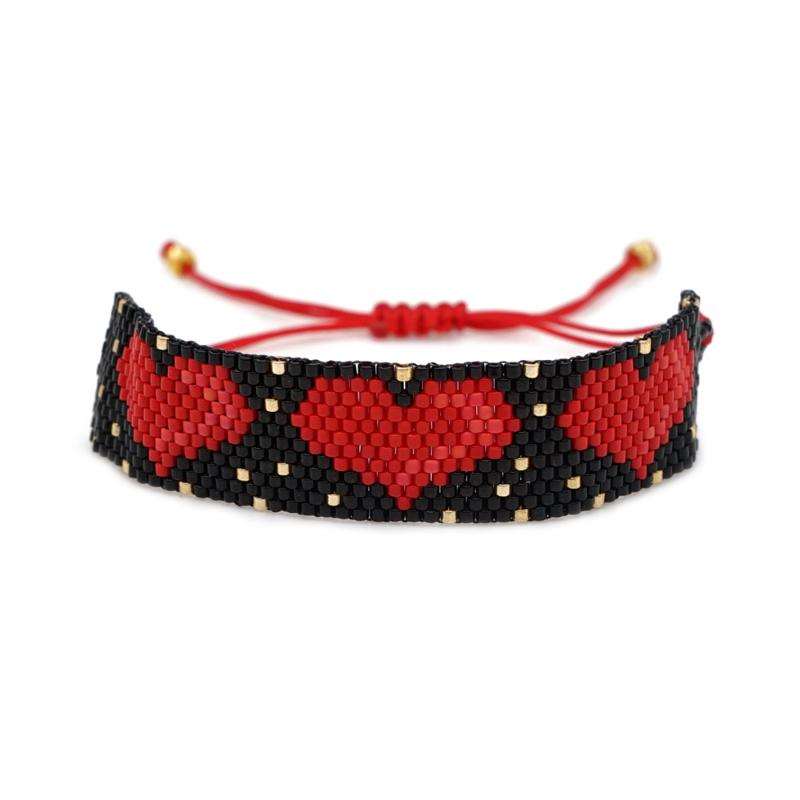 Love Perles MIYUKI Bracelets Women Jewelry Pink Red Heart Bracelets Pulseras Mujer Bileklik 2020 Friendship Gift for Women Girls
Love Perles MIYUKI Bracelets Women Jewelry Pink Red Heart Bracelets Pulseras Mujer Bileklik 2020 Friendship Gift for Women Girls