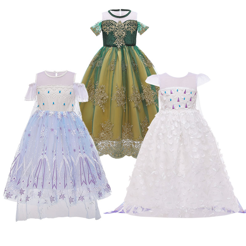 Ice Snow 2 Girls Dresses Fashion Snow Queen Embroidered Dress For Kids Clothes Cosplay Costume Children Birthday Princess Dress, As the picture
Ice Snow 2 Girls Dresses Fashion Snow Queen Embroidered Dress For Kids Clothes Cosplay Costume Children Birthday Princess Dress, As the picture